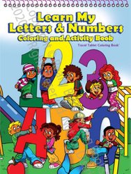 123-ABC Learn My Numbers And Letters Coloring Books