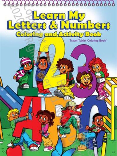 Really Big Coloring Books 123-ABC Learn My Numbers And Letters Coloring Books product