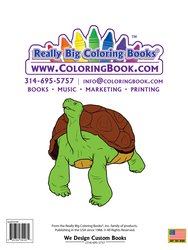 A Day At The Zoo Coloring Book 8.5 X 11 With "At The Zoo" Song