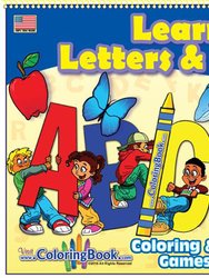 ABC 123 Learn My Letters and Numbers LapTop Coloring Book