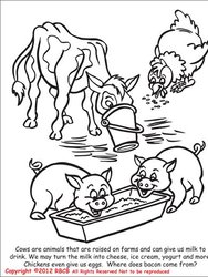 All About Agriculture LapTop Coloring Book