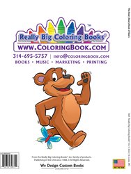 Beary Beary Book Of Bears Coloring Book, 8.5 x 11