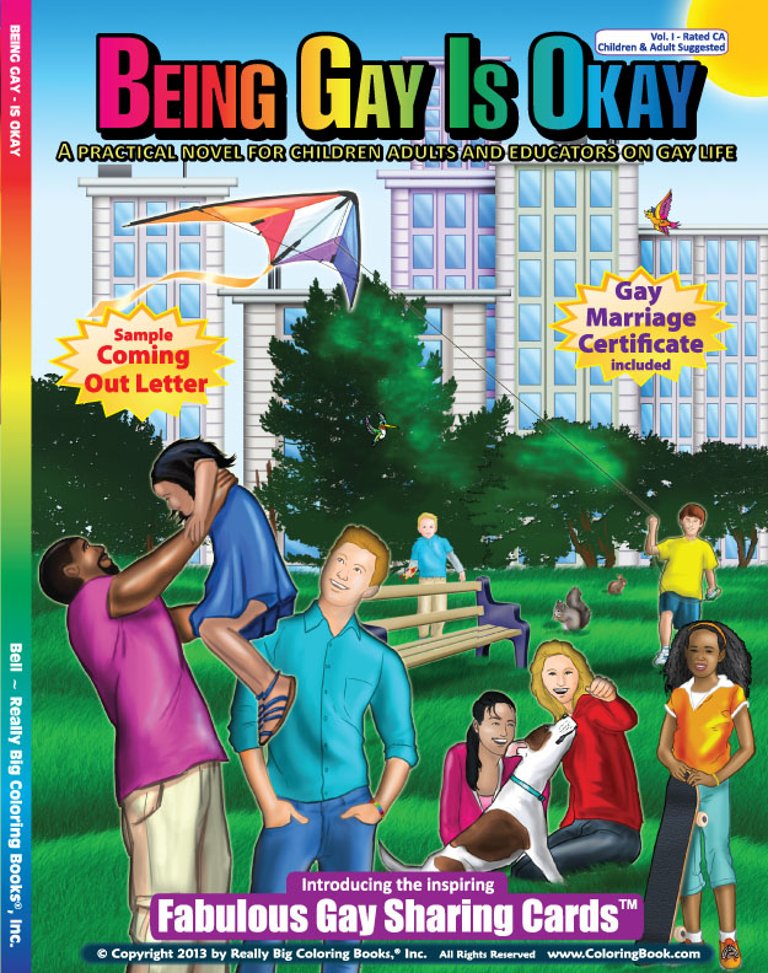 Being Gay is Okay Coloring and Activity Book