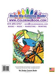 Butterflies And Birds Coloring Book, 8.5 x 11