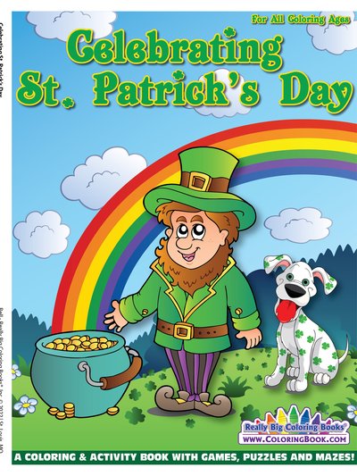Really Big Coloring Books Celebrating St. Patrick's Day Coloring Book product