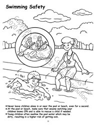 Child Safety Coloring Book, 8.5 x 11