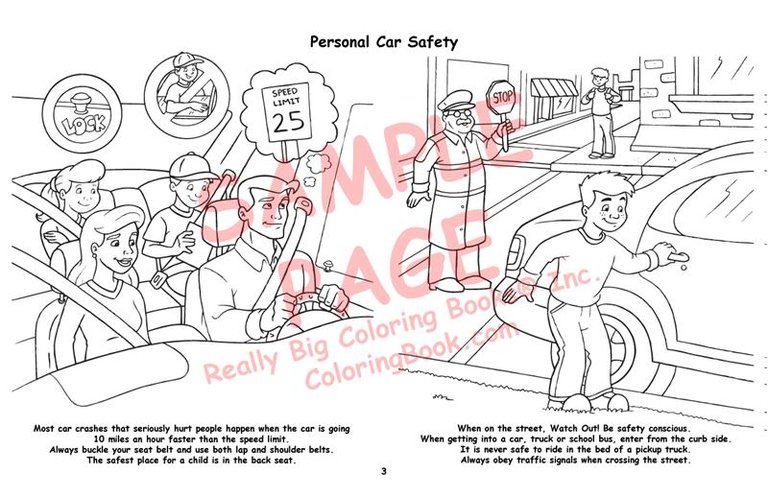 Child Safety LapTop Coloring Book