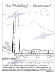 Coloring in Washington D.C. Coloring And Activity Book