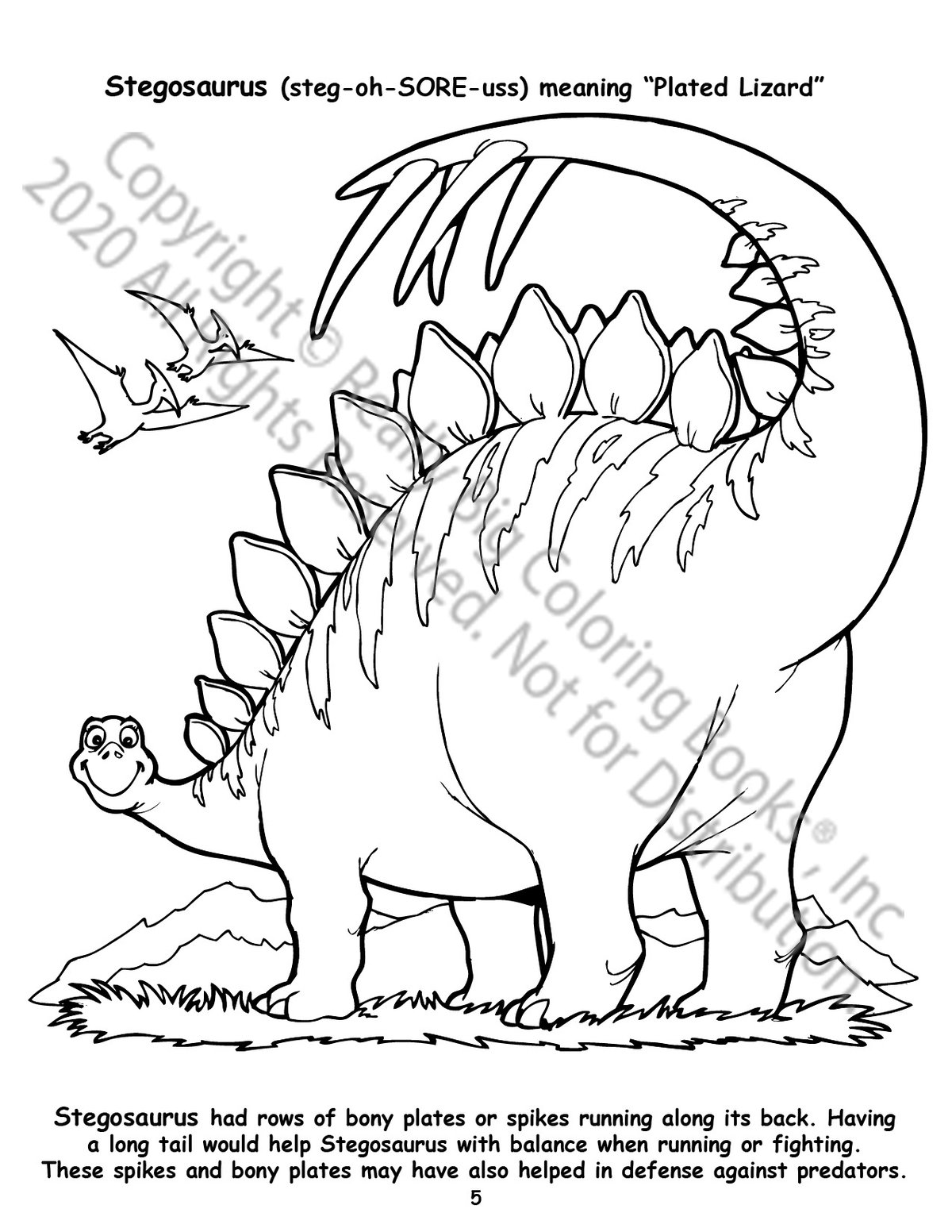 Dinosaurs Really Big Coloring Book (12X18)