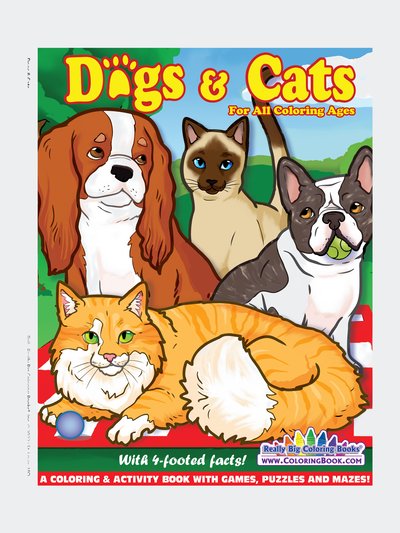 Really Big Coloring Books Dogs and Cats Coloring Book 8.5 x 11 product