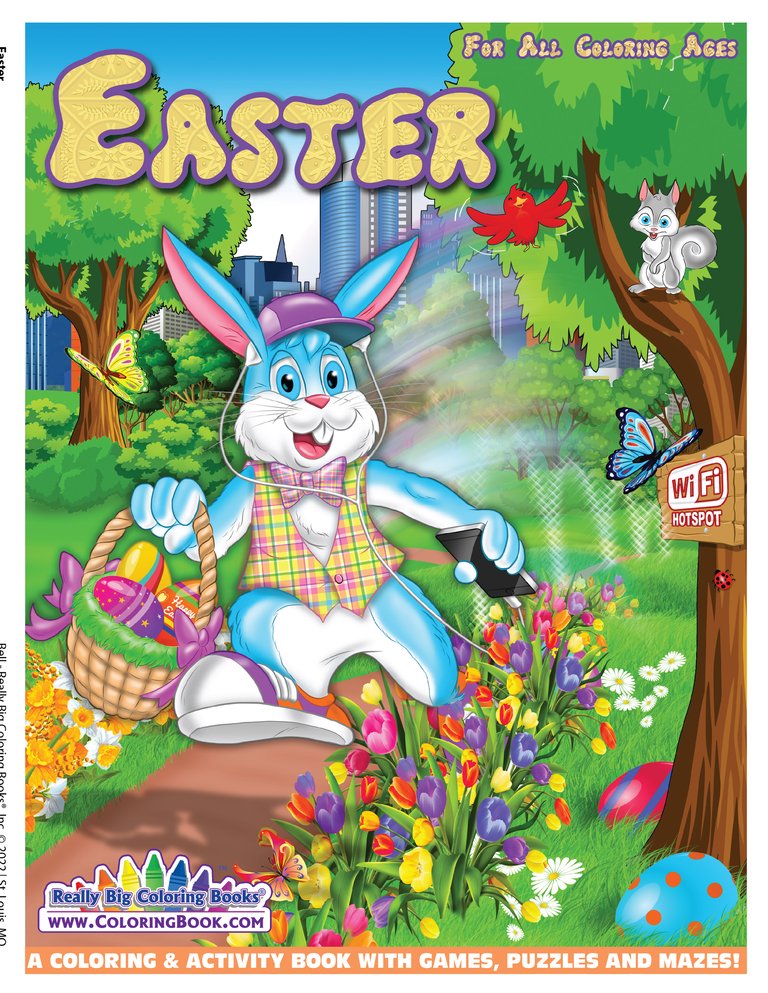 Easter Fun Coloring Book 8.5 x 11