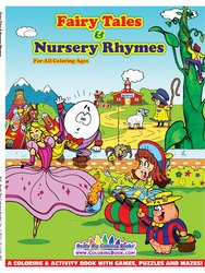 Fairy Tales and Nursery Rhymes Coloring Book 8.5 x 11