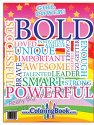 Girl Power Coloring and Activity Book 8.5x11