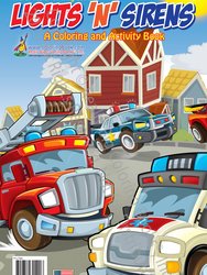 Lights And Sirens Coloring Books