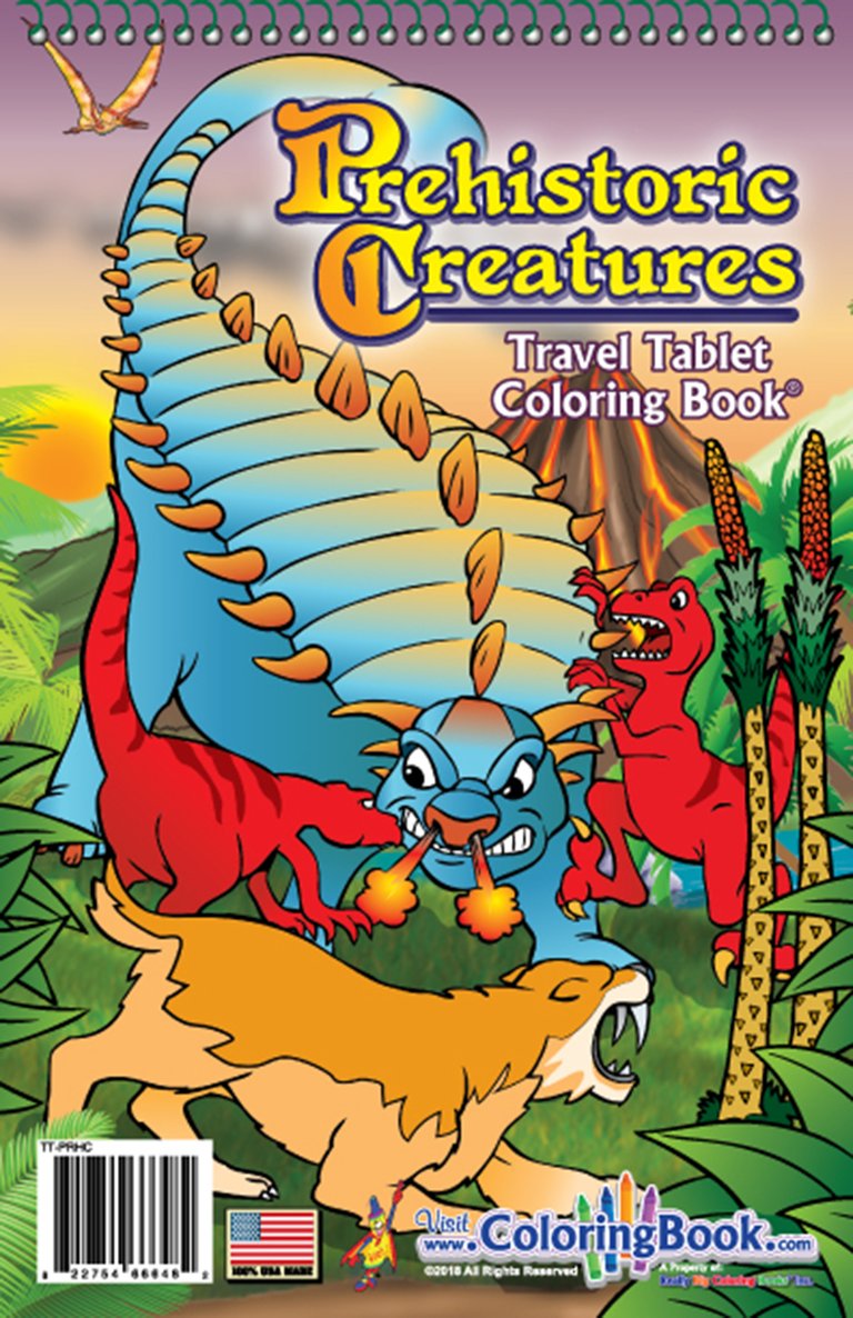 Prehistoric Creatures Coloring Books