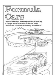Racing Things That Go Coloring And Activity Book
