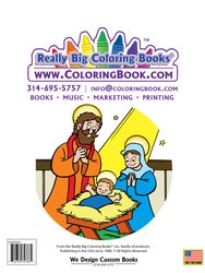 Real Story of Christmas Coloring Book 8.5 x 11