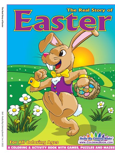 Really Big Coloring Books Real Story of Easter 8.5 x 11 product