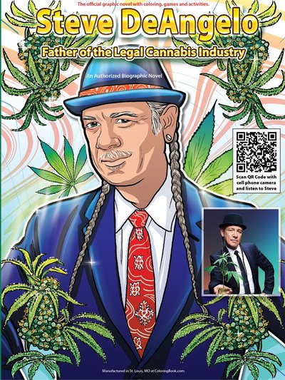 Really Big Coloring Books Steve DeAngelo Father of the Legal Cannabis Industry Coloring Book 8.5 x 11 product