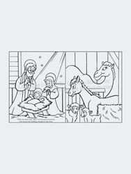 The Real Story of Christmas Biblical LapTop Coloring Book