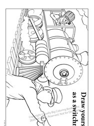 Trains Coloring Book 5.5 x 8.5