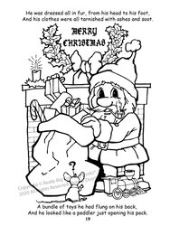 Twas The Night Before Christmas Coloring Book
