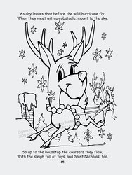 Twas The Night Before Christmas Coloring Book