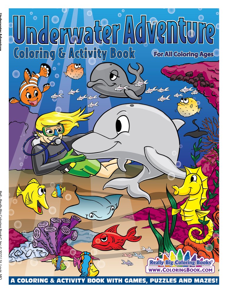 Underwater Adventures Coloring Books