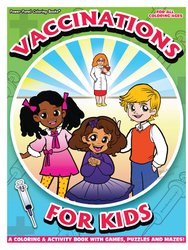 Vaccinations For Kids Coloring Activity Book With Song