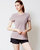 Airy Mile Laser Mesh Tee - Mauve