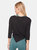 Anen Side Tie 3/4 Sleeve Top