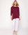 Anen Side Tie 3/4 Sleeve Top