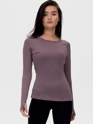 Citizen Compression Long Sleeve - Stone Purple