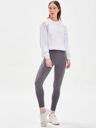 City Zip Crop Crewneck