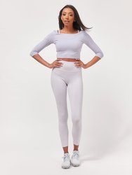 Dynamic Cozy Open Shoulder 3/4 Sleeve Long Johns