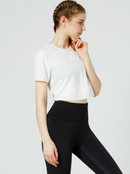 Echo Laser Cut Crop Tee