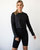 Go With The Flow Crop Long Sleeve - Cozy Black