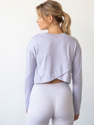 Go With The Flow Crop Long Sleeve