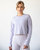 Go With The Flow Crop Long Sleeve - Purple Lace