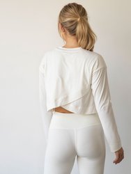 Go With The Flow Crop Long Sleeve