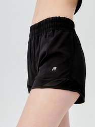 Liberty Running Shorts (Lined) - Black