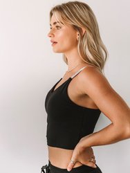 Maia Cloudlux Logo Crop Bra