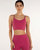 Melanie Crop Bra - Fuschia