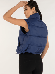 On The Go Puffer Convertible Jacket Vest