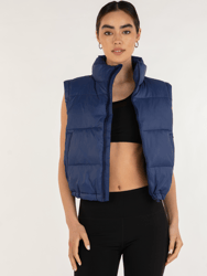 On The Go Puffer Convertible Jacket Vest