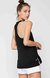 Sicily Racerback Rayon Tank - Black