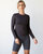 To Practice Compression Long Sleeve - Heather Black