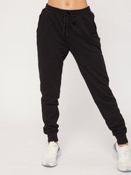 Weekend French Terry Joggers - Black