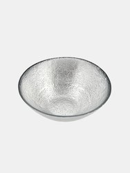 AURA Set/4 6" Soup Bowls - Silver Gilded
