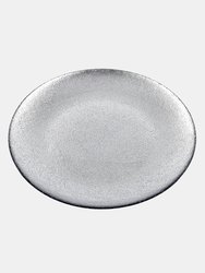 AURA Set/4 8.25" Salad Plates - Silver Gilded